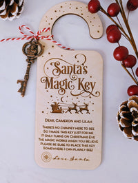 Santa's Magic Key - Door Knob Hanger